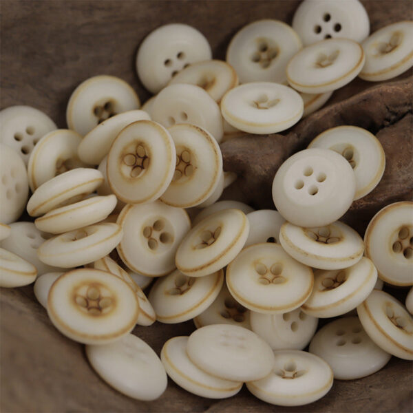Cute Natural Tagua Nut Corozo Buttons 10 Pack