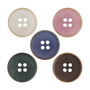 Round 4 Hole Soft-Colored Natural Tagut Nut Buttons for Sweaters,10pcs - Lots of Buttons