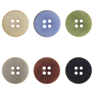 Natural Corozo Tagua Nut Buttons,Round Four-Hole,50pcs 