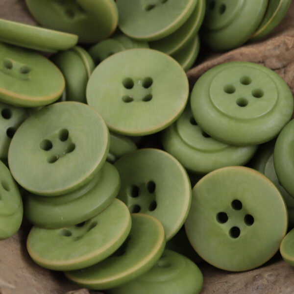 Natural Corozo Tagua Nut Buttons,Round Four-Hole,50pcs