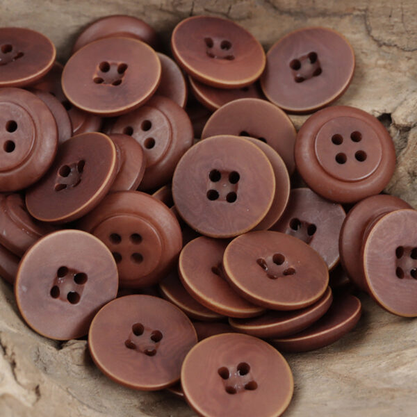 Natural Corozo Tagua Nut Buttons,Round Four-Hole,50pcs
