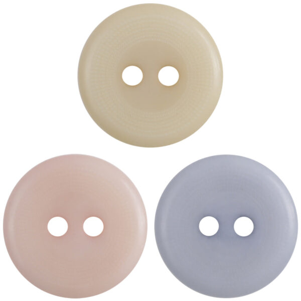 18mm Round 2 Hole Girly Natural Corozo Buttons,10PCS