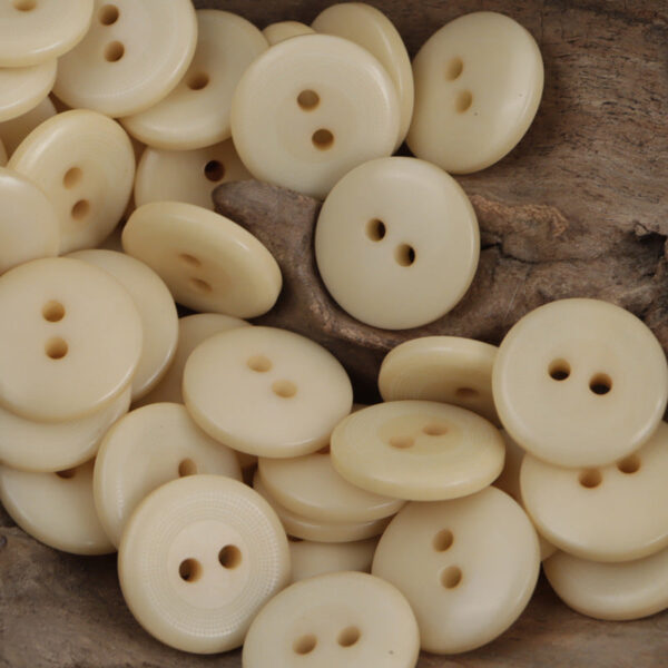 18mm Round 2 Hole Girly Natural Corozo Buttons,10PCS