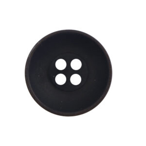Vintage Round Matte Black Tagua Nut Buttons,10pcs 