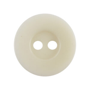 15mm Wide-Edged Simple Beige Two-Hole Natural Fruit Tagut Nut Buttons 10pcs