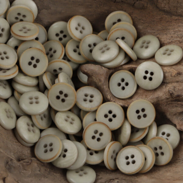 11.5mm Colorful Wakakusa Natural Palm Tagut Nut Buttons 60 Pack - Lots of Buttons