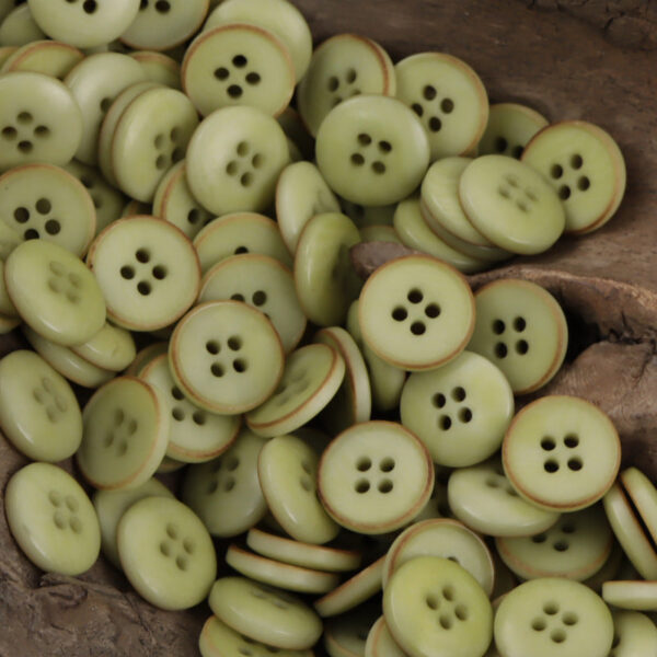11.5mm Colorful Wakakusa Natural Palm Tagut Nut Buttons 60 Pack - Lots of Buttons