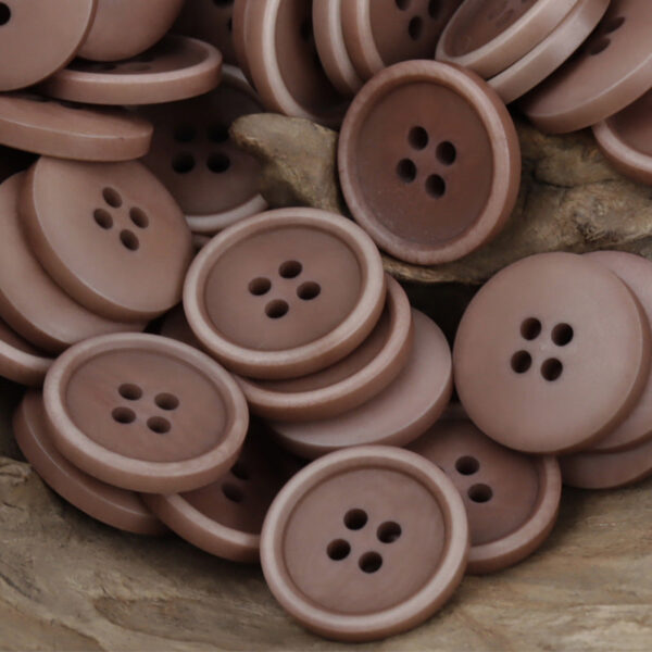 20mm Rose Red Natural Fruit Buttons for Knitted Hats and Bags 10pcs - Image 3