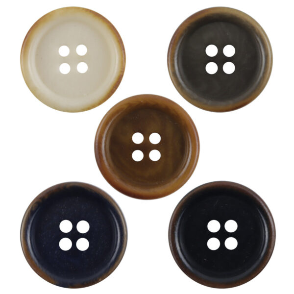 Rustic Charred Green Natural Fruit Buttons for Knitwear Canvas Bags 10PCS