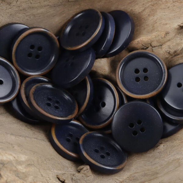Rustic Charred Green Natural Fruit Buttons for Knitwear Canvas Bags 10PCS - Image 5
