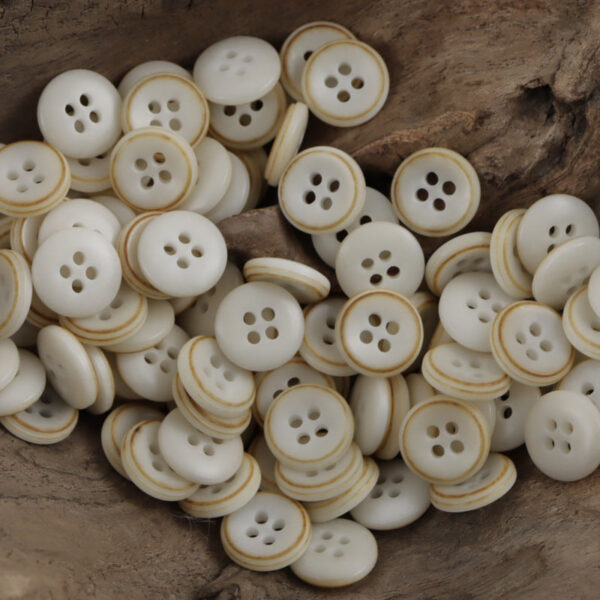 11.5mm Burnt Fruit Buttons for DIY Bracelet Decoration 40 Pack - Image 4
