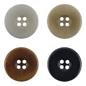 Wide Border Natural Palm Fruit Tagut Nut Buttons 10pcs - Lots of Buttons