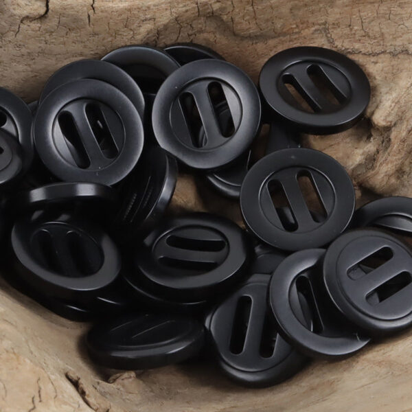 Retro Natural Tagut Nut Long-Eye Adjustable Slider Buckle 10PCS - Image 4