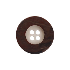 Vintage Distressed 4 Hole Fruit Buttons with Peel 10pcs
