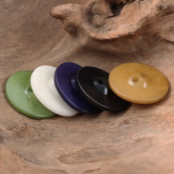 Creative Chessboard UFO Natural Tagua Nut Buttons,10pcs