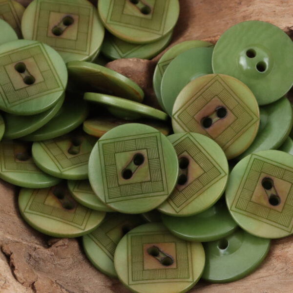 Creative Chessboard UFO Natural Tagua Nut Buttons,10pcs