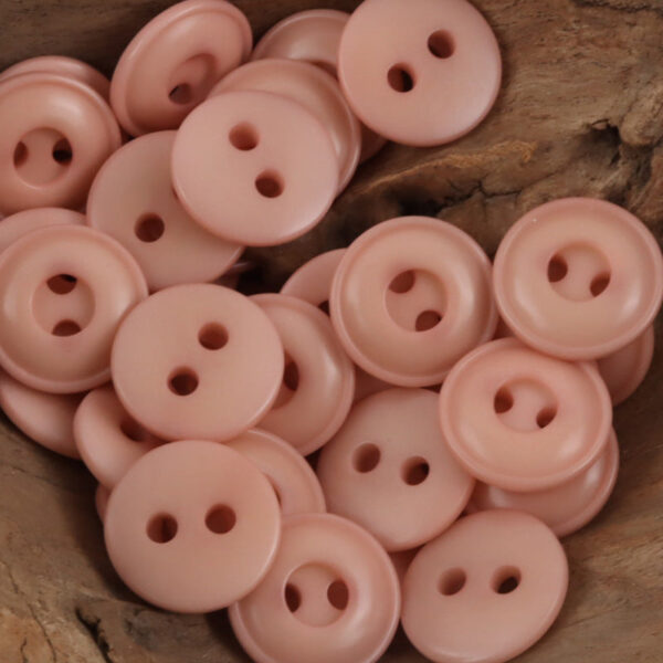 Creative Circle Two-Hole Natural Tagua Nut Buttons,10pcs