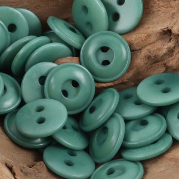Creative Circle Two-Hole Natural Tagua Nut Buttons,10pcs
