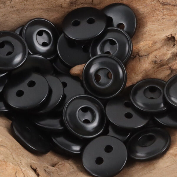 Creative Circle Two-Hole Natural Tagua Nut Buttons,10pcs