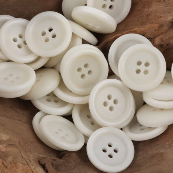 Dopamine-Colored Simple Natural Corozo Buttons 10pcs