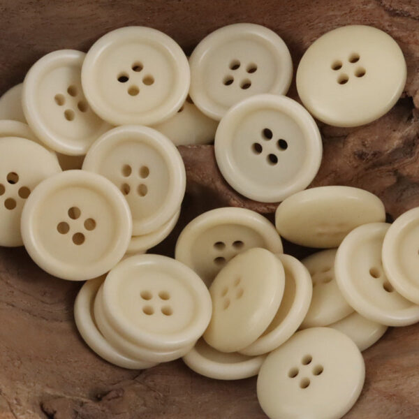 Dopamine-Colored Simple Natural Corozo Buttons 10pcs