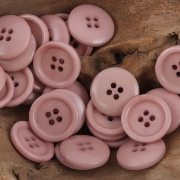 Dopamine-Colored Simple Natural Corozo Buttons 10pcs