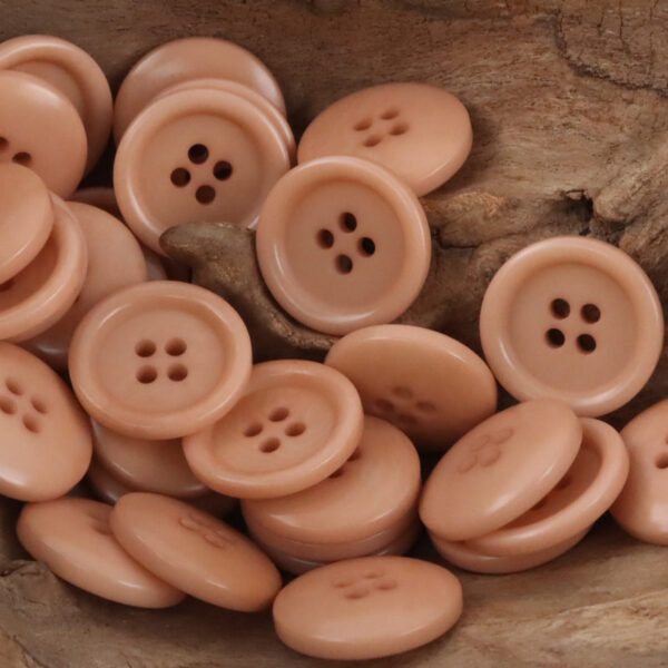Dopamine-Colored Simple Natural Corozo Buttons 10pcs