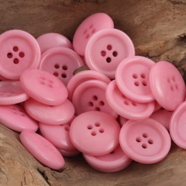 Dopamine-Colored Simple Natural Corozo Buttons 10pcs
