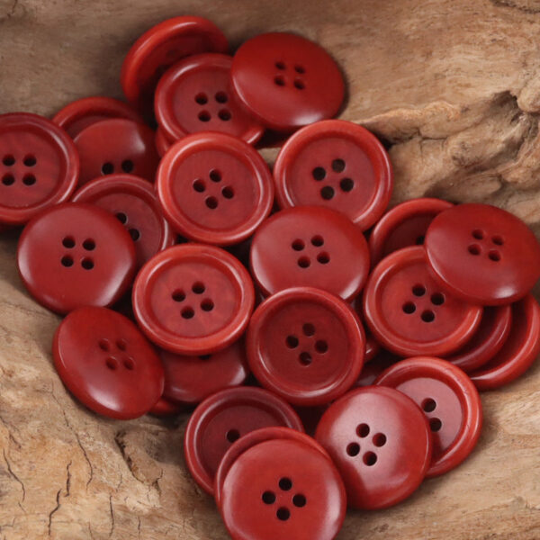 Dopamine-Colored Simple Natural Corozo Buttons 10pcs