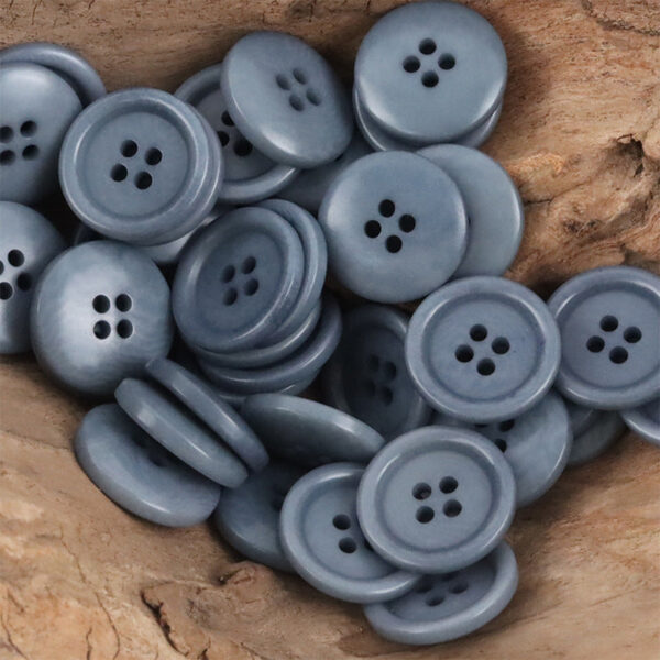 Dopamine-Colored Simple Natural Corozo Buttons 10pcs