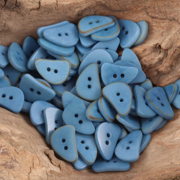 Cute Crescent Moon Natural Corozo Buttons 10PCS
