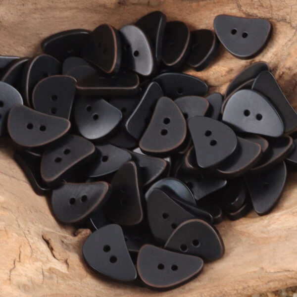 Cute Crescent Moon Natural Corozo Buttons 10PCS