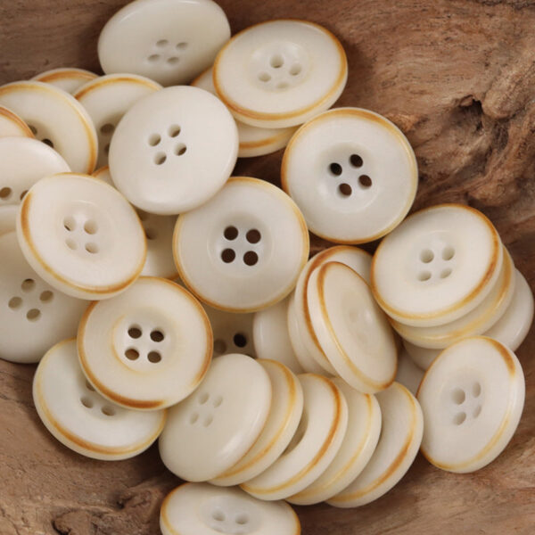 Burnt Dark Blue Tagut Nut Buttons for Suits,Sweater 10pcs - Image 4