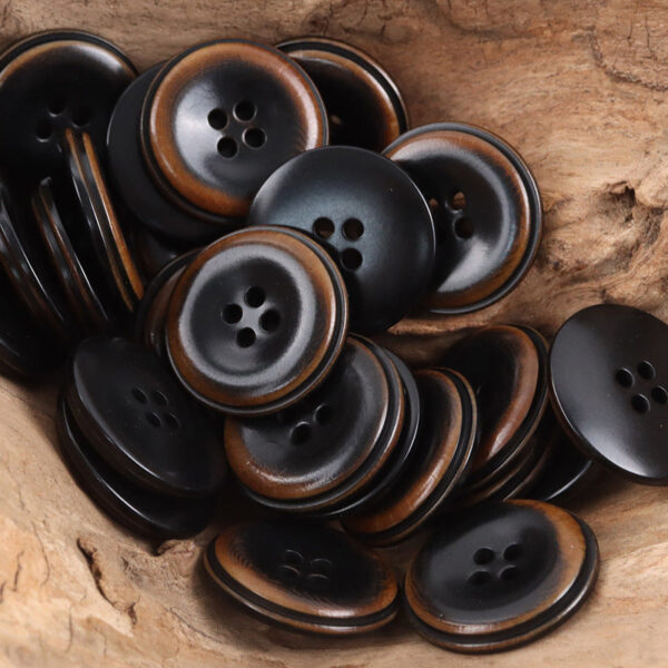 Burnt Beige Fruit Buttons for Pure Linen Suit Coats - 10pcs - Image 7