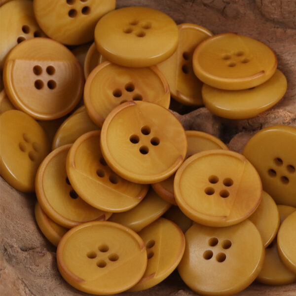 Dark Green Creative Half-Cut Tagut Nut Buttons for Retro Elegant Dresses 10pcs - Image 4