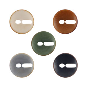 Creative Exclamation Mark Shape Natural Palm Fruit Buttons,10pcs 
