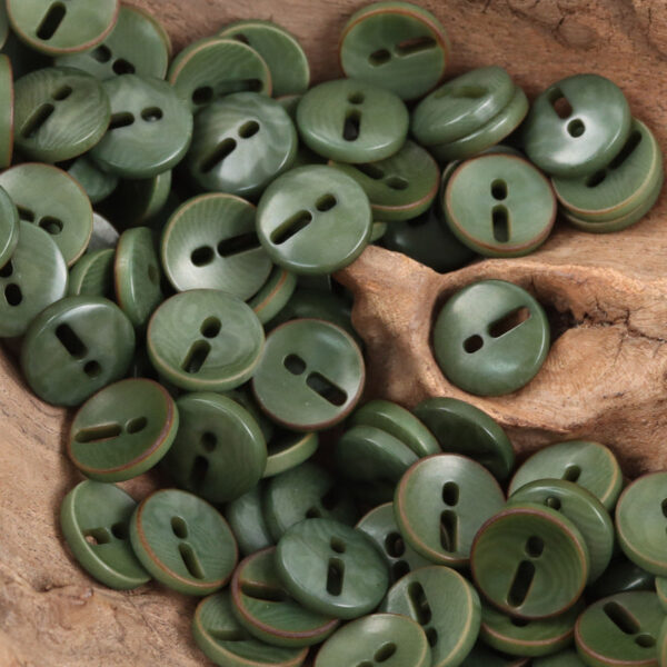 Creative Exclamation Mark Shape Natural Palm Fruit Buttons,10pcs