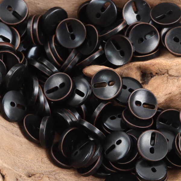 Creative Exclamation Mark Shape Natural Palm Fruit Buttons,10pcs