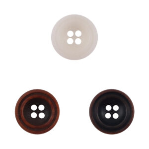 11.5mm Burnt Red Coffee-Colored Tagut Nut Buttons for Linen Blouses 10pcs