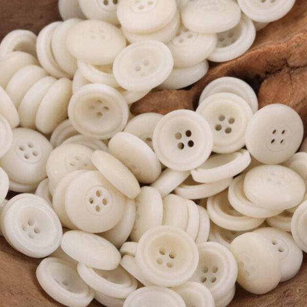 11.5mm Burnt Red Coffee-Colored Tagut Nut Buttons for Linen Blouses 10pcs - Image 4