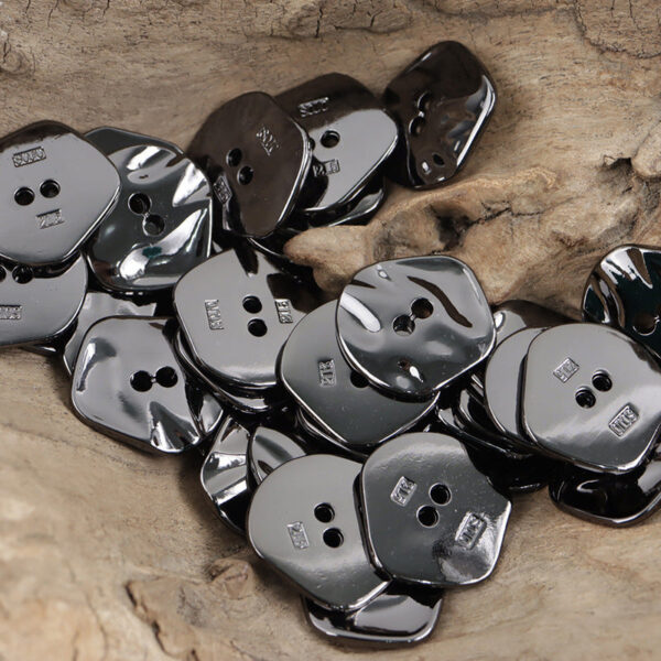 Vintage Irregular Zinc Alloy Metal Buttons for Coats,10pcs