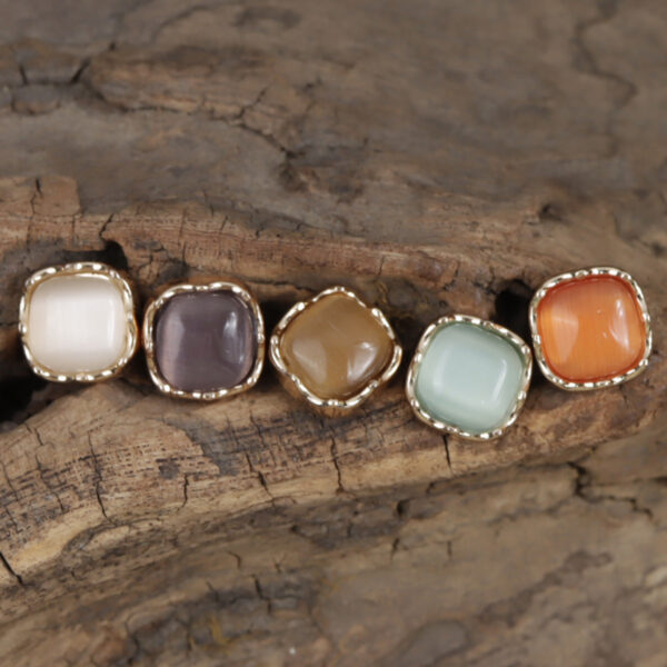 10mm Jade Colored Metal Shank Buttons for Chinese Qipao 10pcs - Image 4
