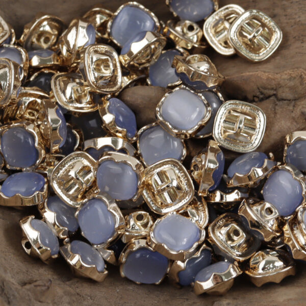 10mm Jade Colored Metal Shank Buttons for Chinese Qipao 10pcs - Image 7