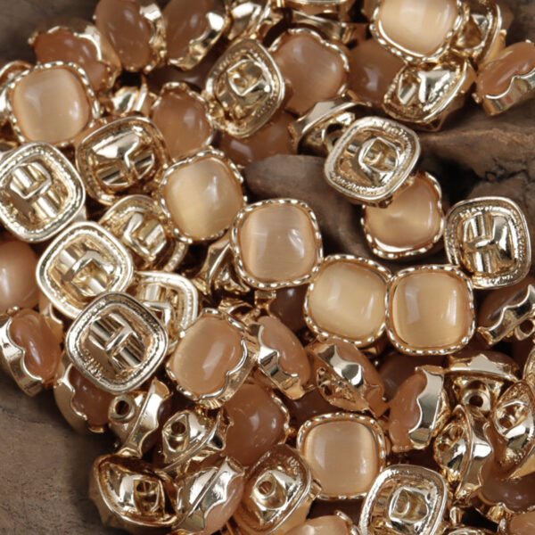 10mm Jade Colored Metal Shank Buttons for Chinese Qipao 10pcs - Image 10
