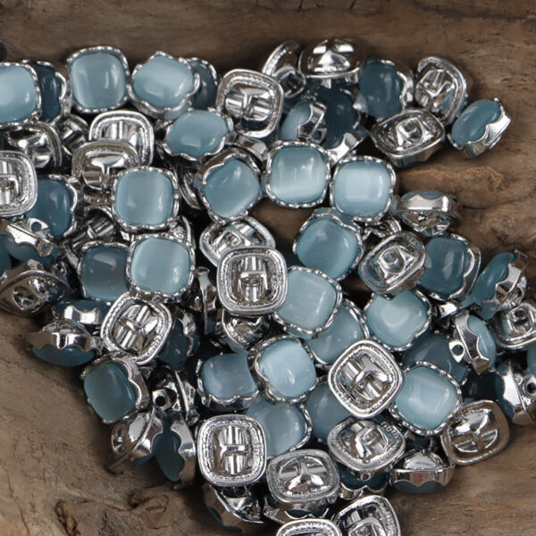 10mm Jade Colored Metal Shank Buttons for Chinese Qipao 10pcs - Image 11