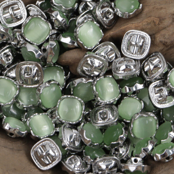 10mm Jade Colored Metal Shank Buttons for Chinese Qipao 10pcs - Image 12