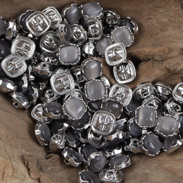 10mm Jade Colored Metal Shank Buttons for Chinese Qipao 10pcs - Image 18