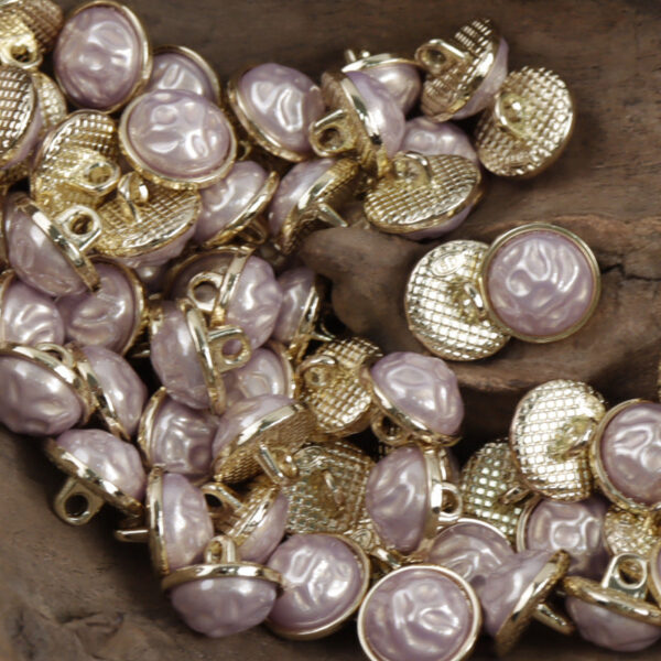 11.5mm Chinese Style Metal Base Buttons for Hanfu Skirt 10pcs - Image 3