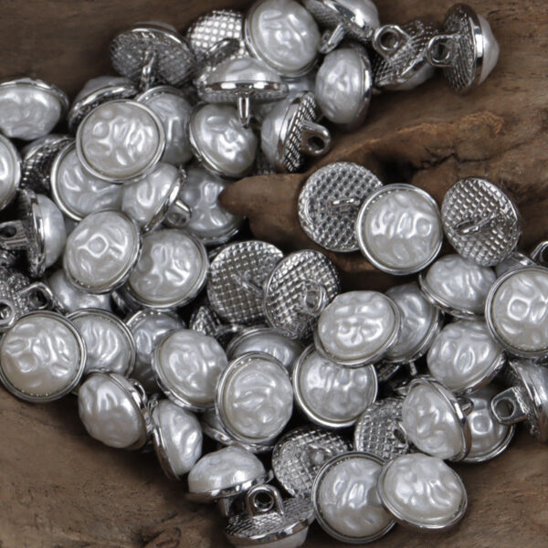 11.5mm Chinese Style Metal Base Buttons for Hanfu Skirt 10pcs - Image 5