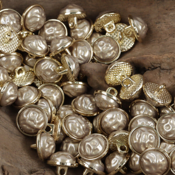 11.5mm Chinese Style Metal Base Buttons for Hanfu Skirt 10pcs - Image 7
